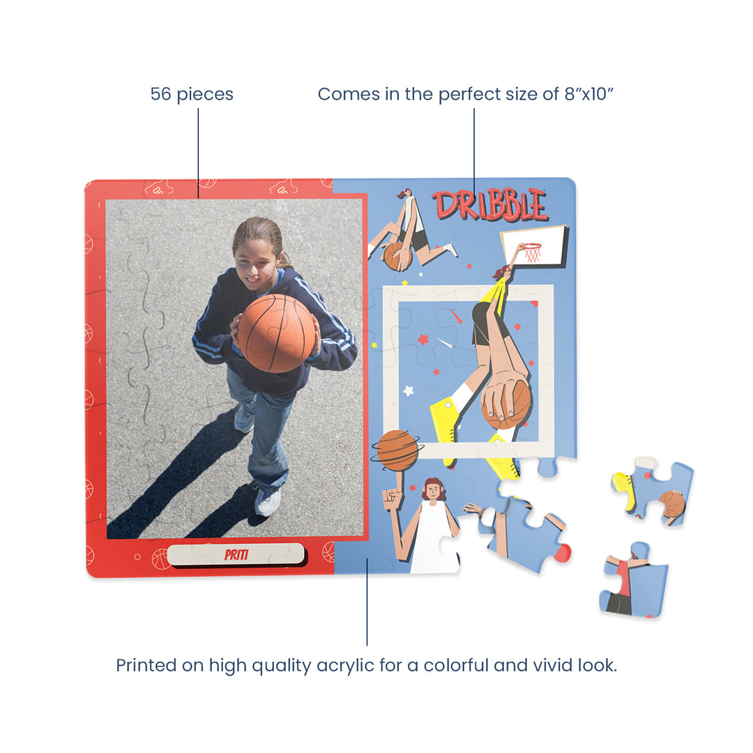 Photo Puzzle - BasketBall Fever Girl