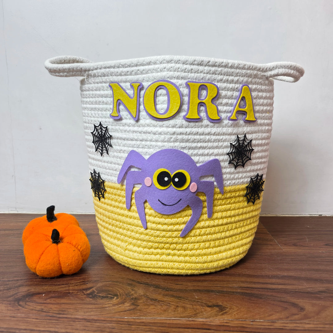 Trick-or-Treat Basket – Webby Spider