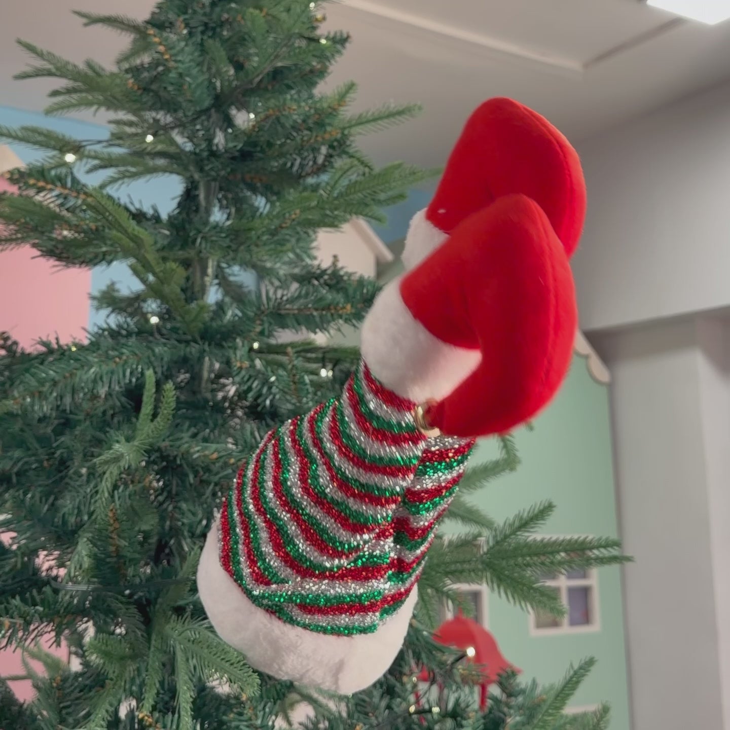 Swinging Legs - Naughty Elf