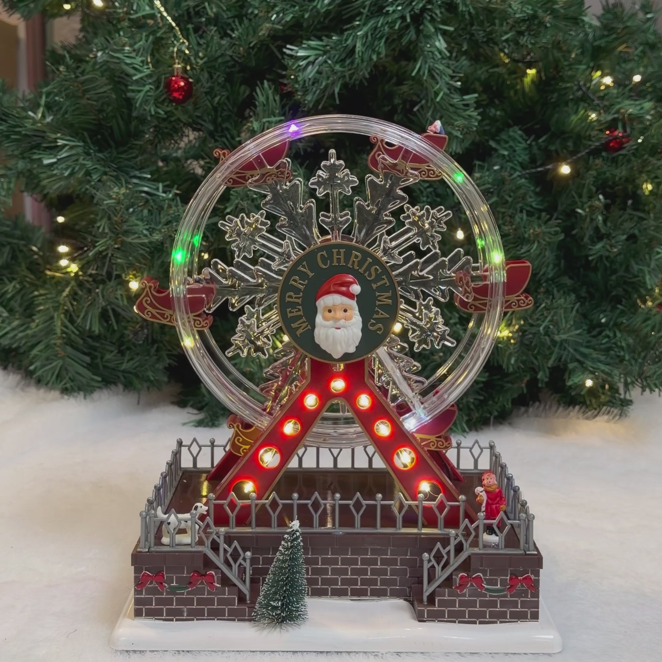 Rotating Musical LED Ferris Wheel
