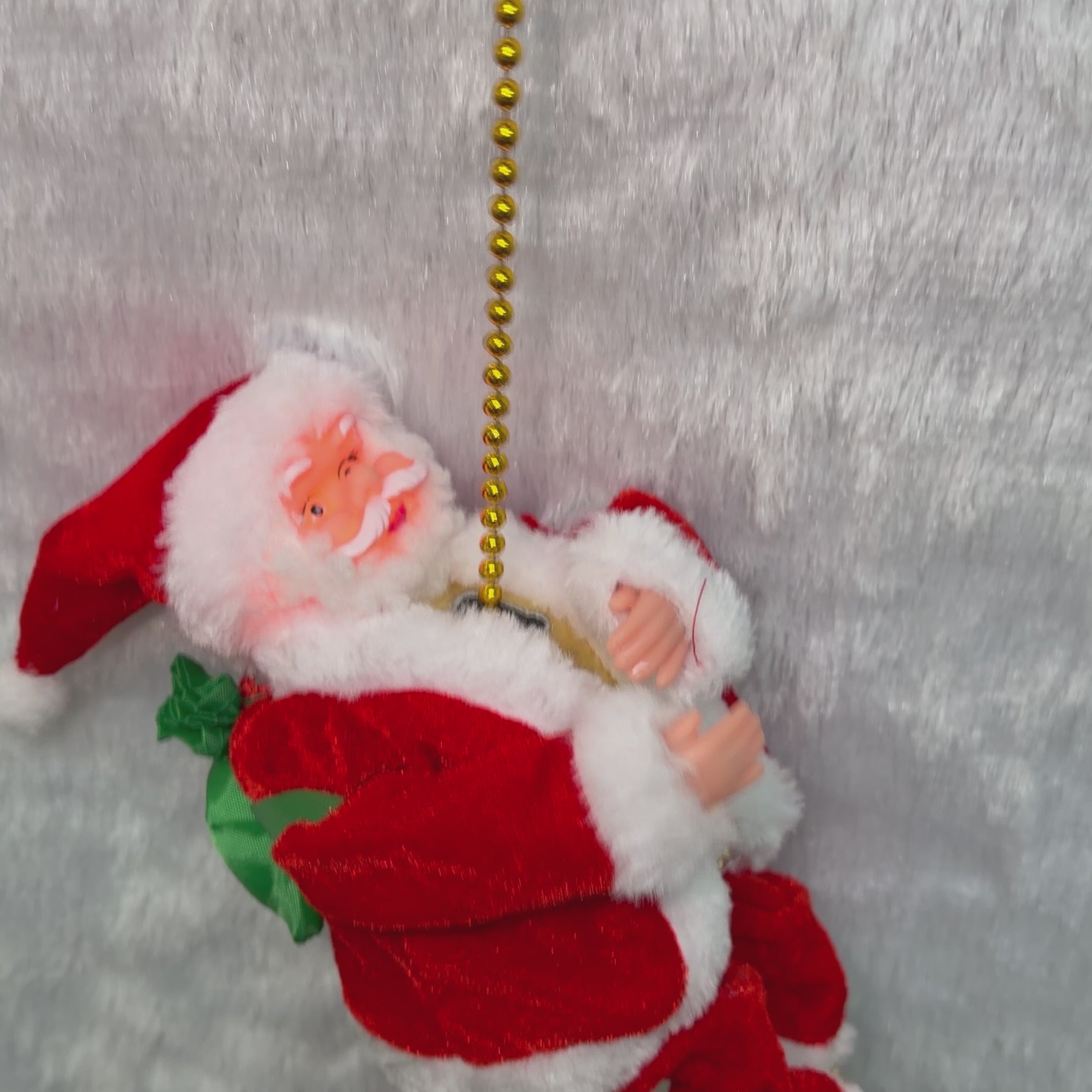 Hanging Climbing Santa Decor