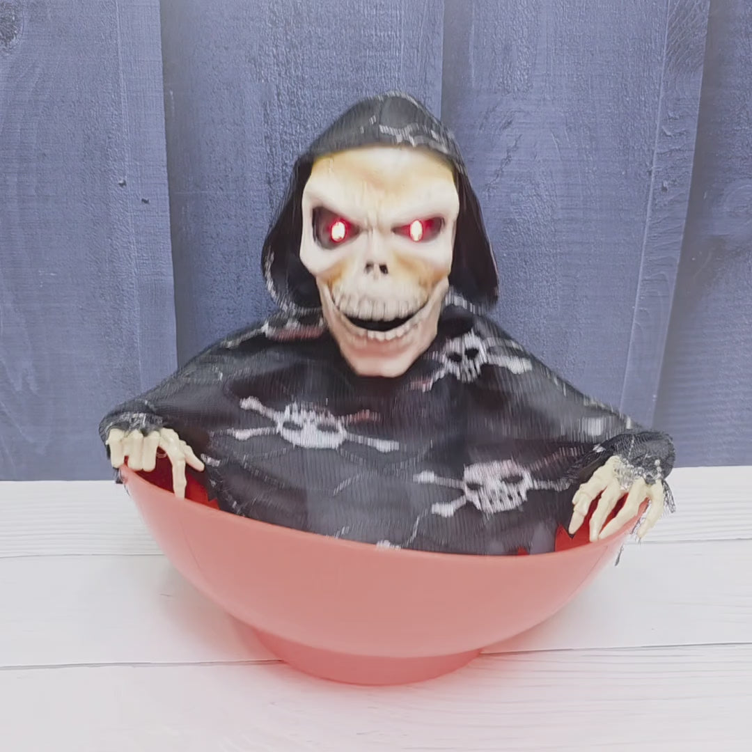 Animated Candy Bowl – Shadow Skull Black