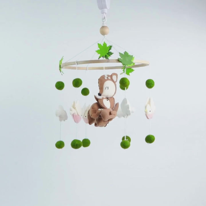 Babble Wrap Cot / Crib Mobile - Mommy's Little Fawn