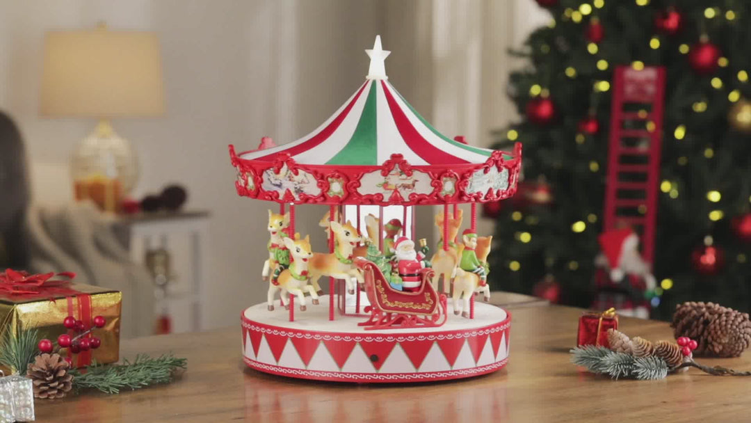 Babble Wrap 14" Musical Vintage Carousel