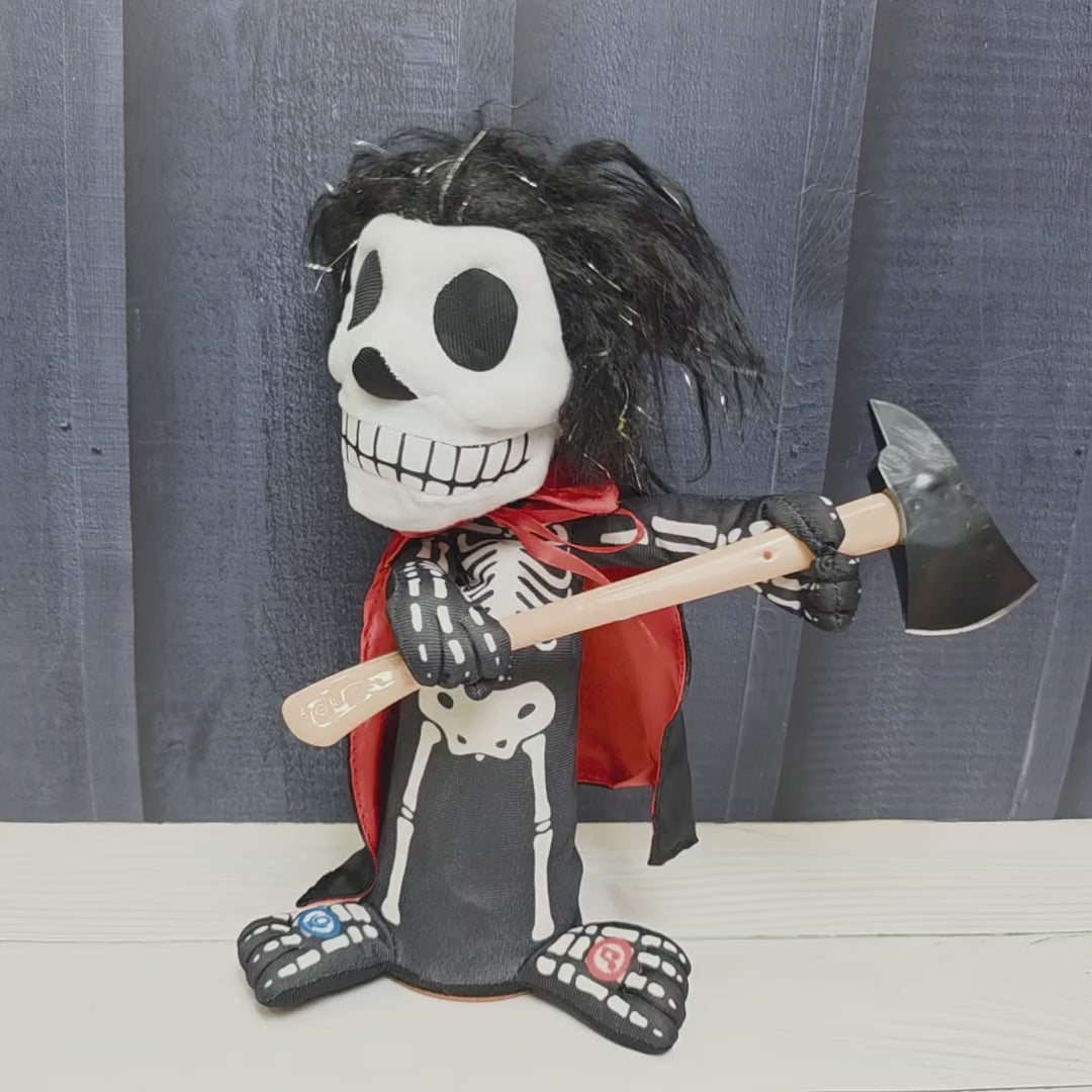 Animated Skeleton Rockstar – Axel Bones