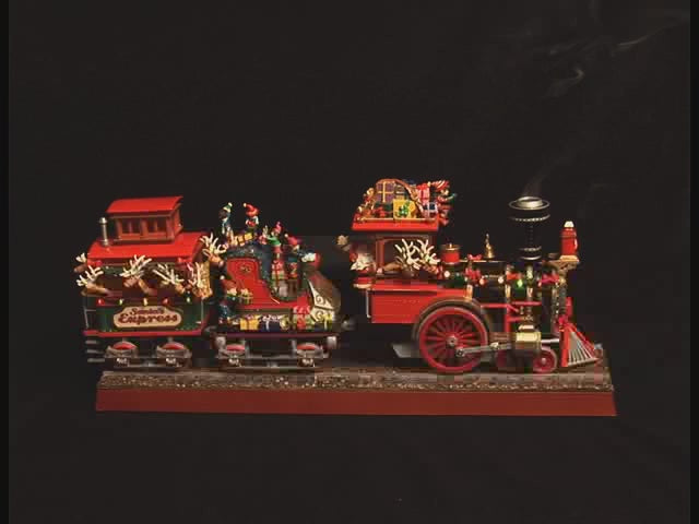 Babble Wrap 16" Musical Santa's Express Adventure With Real Smoke