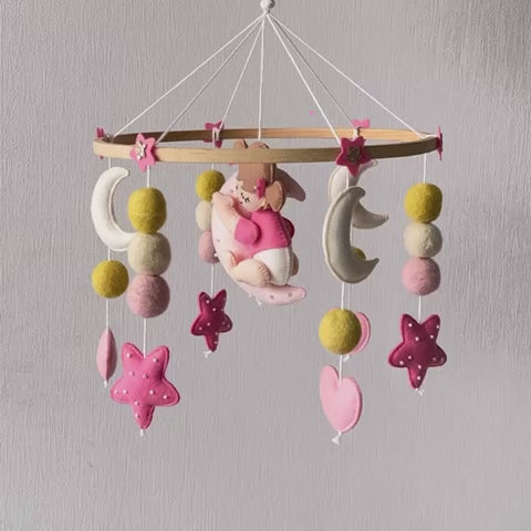 Babble Wrap Cot / Crib Mobile - Dreamy Princess Bella