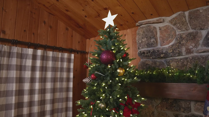 Mr. Christmas  Animated Elves-on-the-Run Tree Topper with Banner