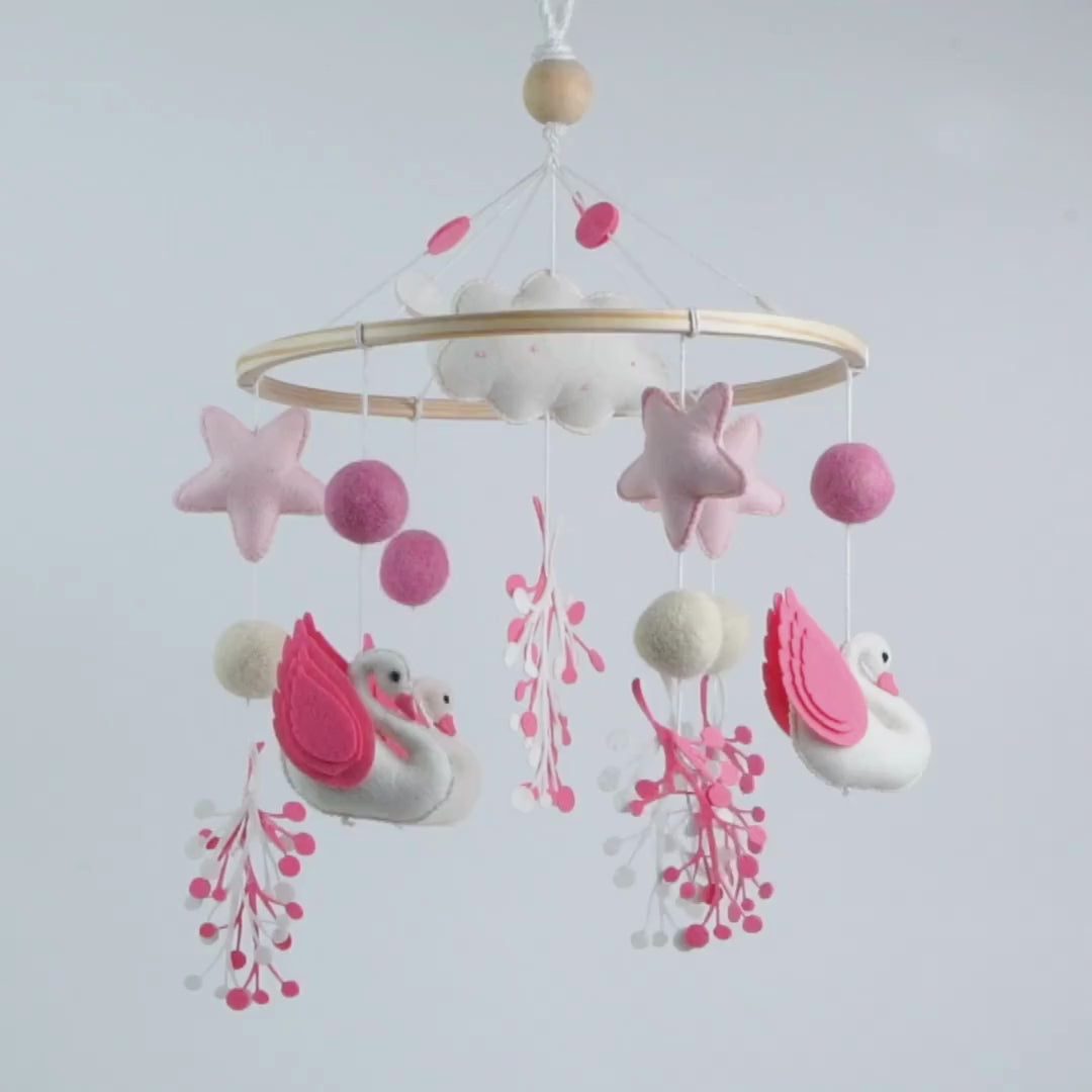 Babble Wrap Cot / Crib Mobile - Starlit Wings