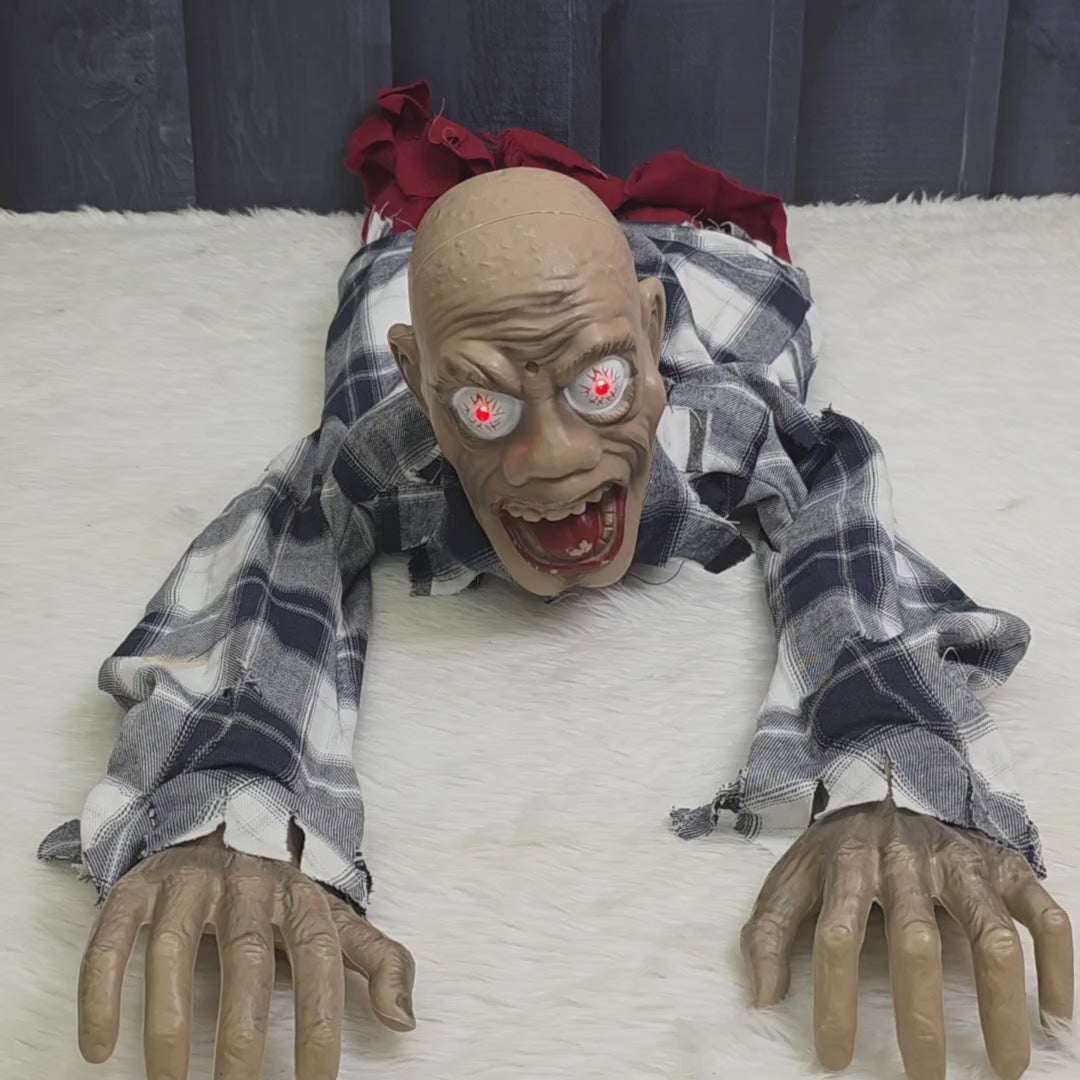 Animated Plaid Shirt Crawling Creeper