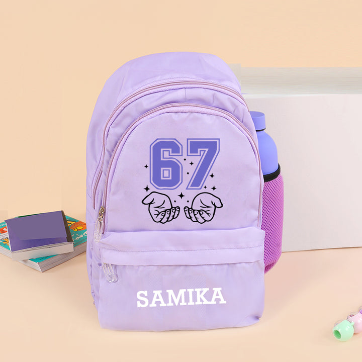 Printed backpack- 67 series