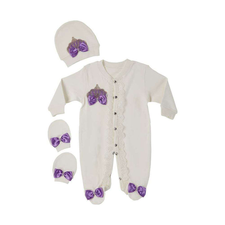 Peruvian Romper Set- Purple Crown