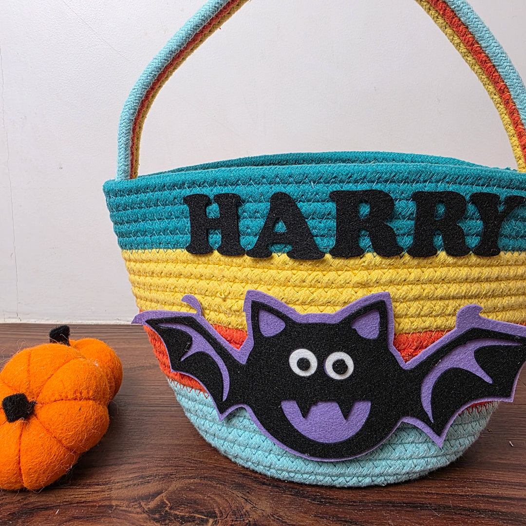 Trick-or-Treat Basket – Midnight Bat