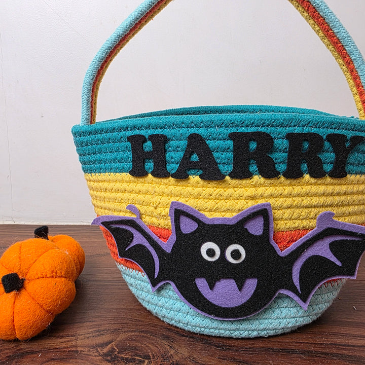 Trick-or-Treat Basket – Midnight Bat