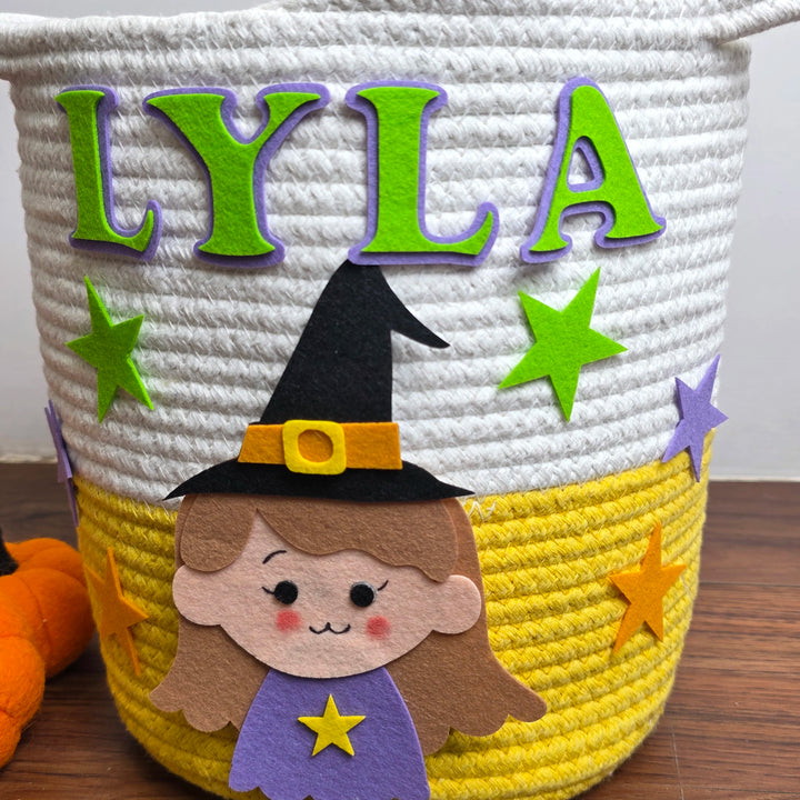 Trick-or-Treat Basket - Starry Witch