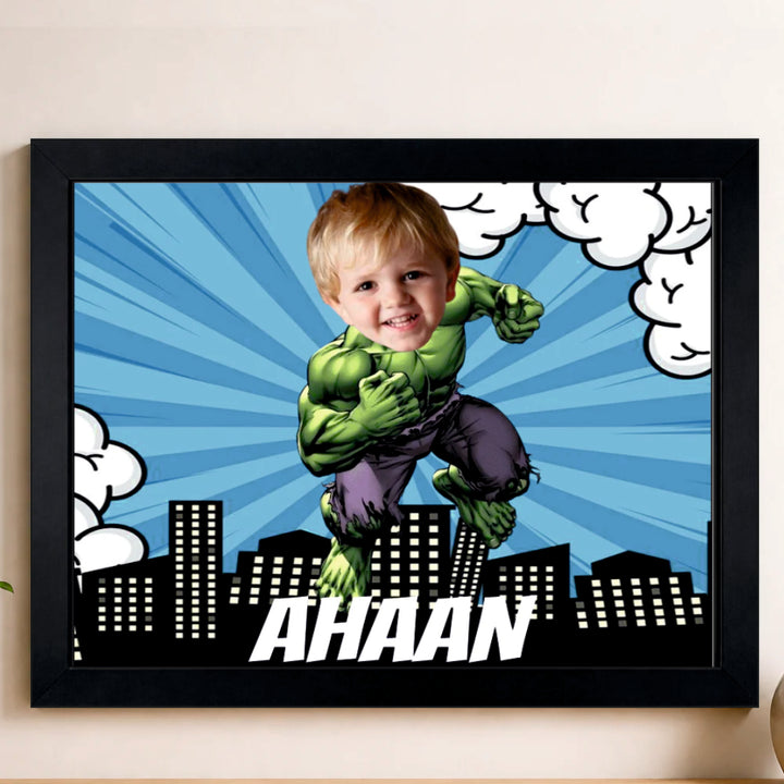 Wall Frame - Little Hulk Hero