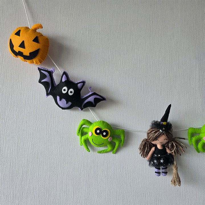 Happy Halloween Bunting – The Witch & Her Boo Crew