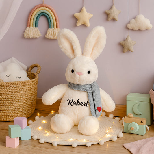 Babble Wrap SnugScarf Bunny  - Frosty