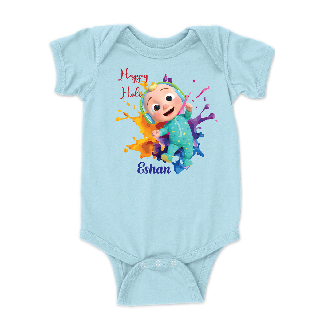 Happy Holi Romper - Cocomelon