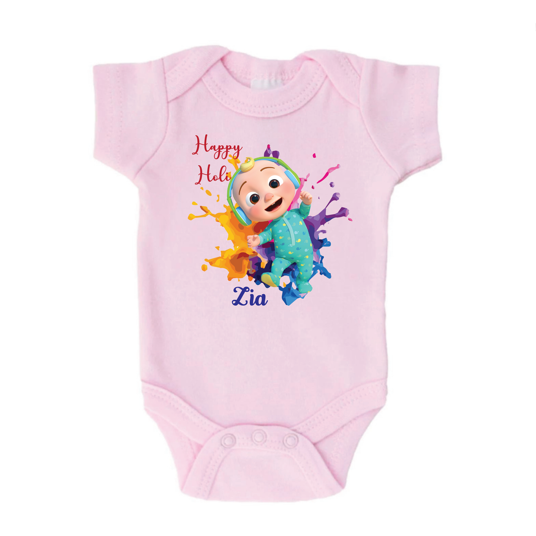 Happy Holi Romper - Cocomelon