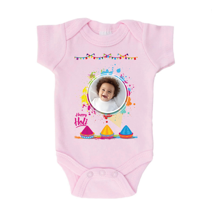 Happy Holi Photo Romper