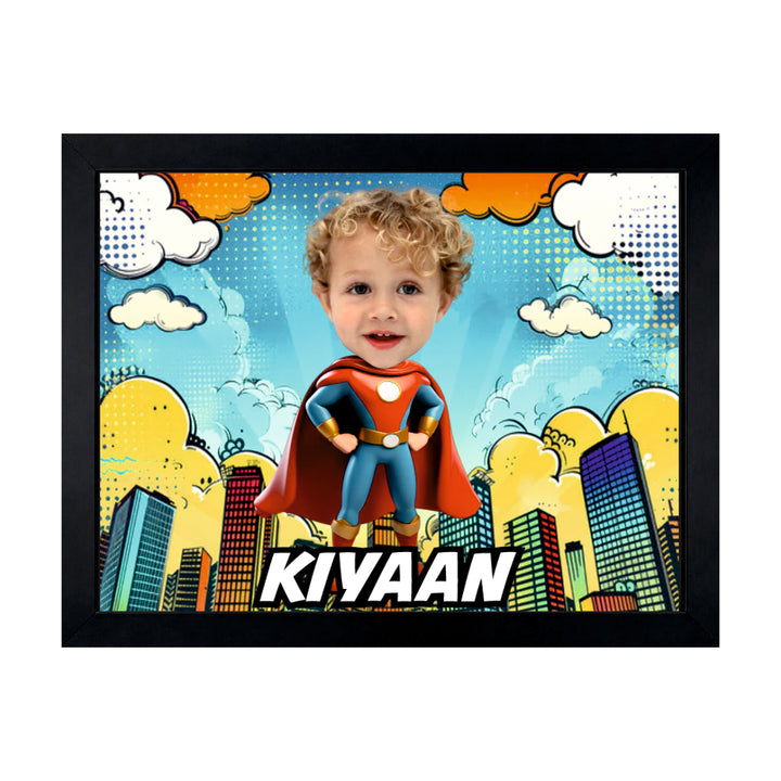 Wall Frame - Skyline Superhero