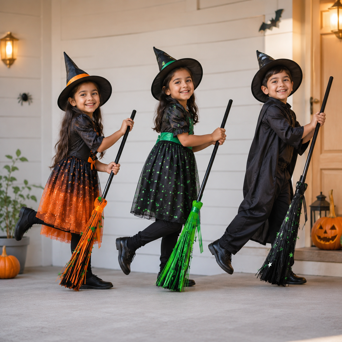 Starlight Witch Brooms - Set of 3