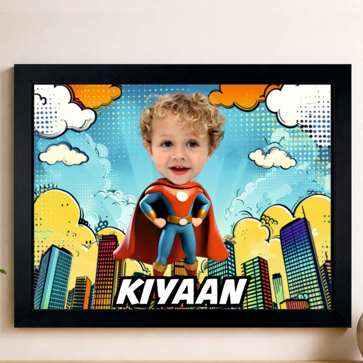 Wall Frame - Skyline Superhero