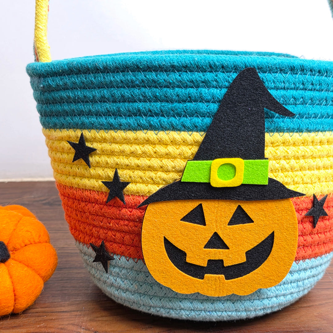 Trick-or-Treat Basket - Pumpkin Witch