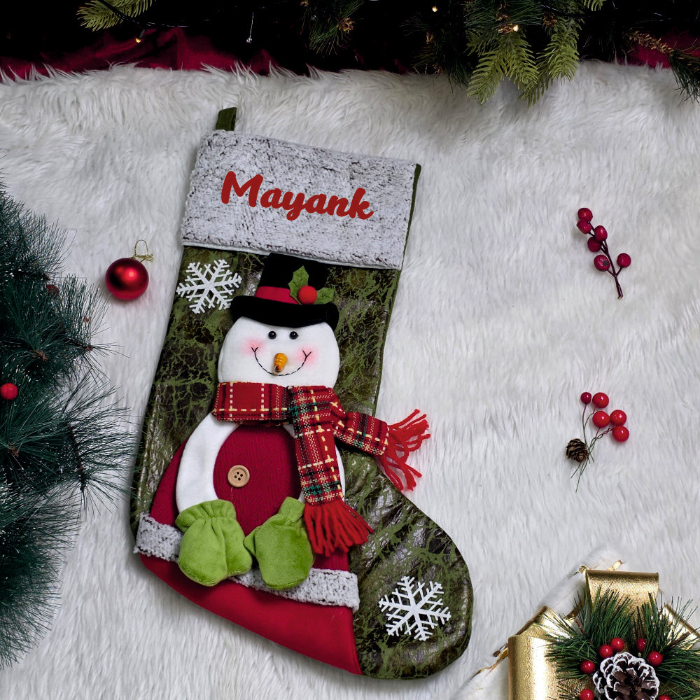 Merry Frost Stocking - Set of 3