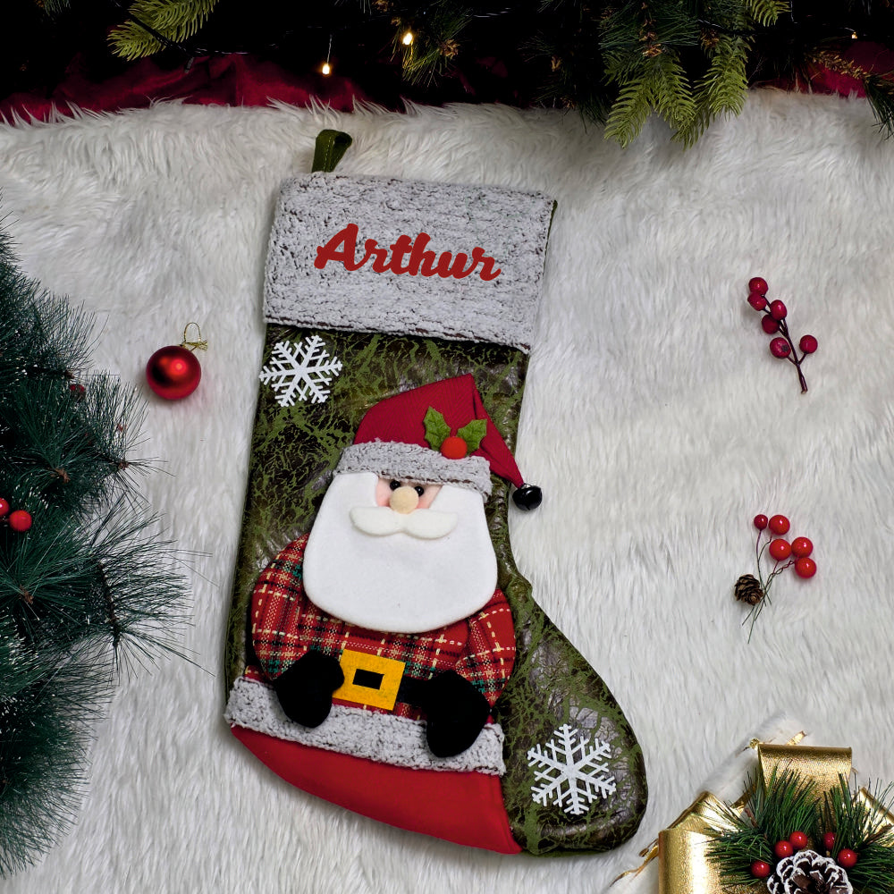 Merry Frost Stocking - Set of 3