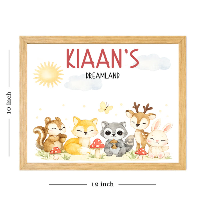 Wall Frame - Woodland Buddies