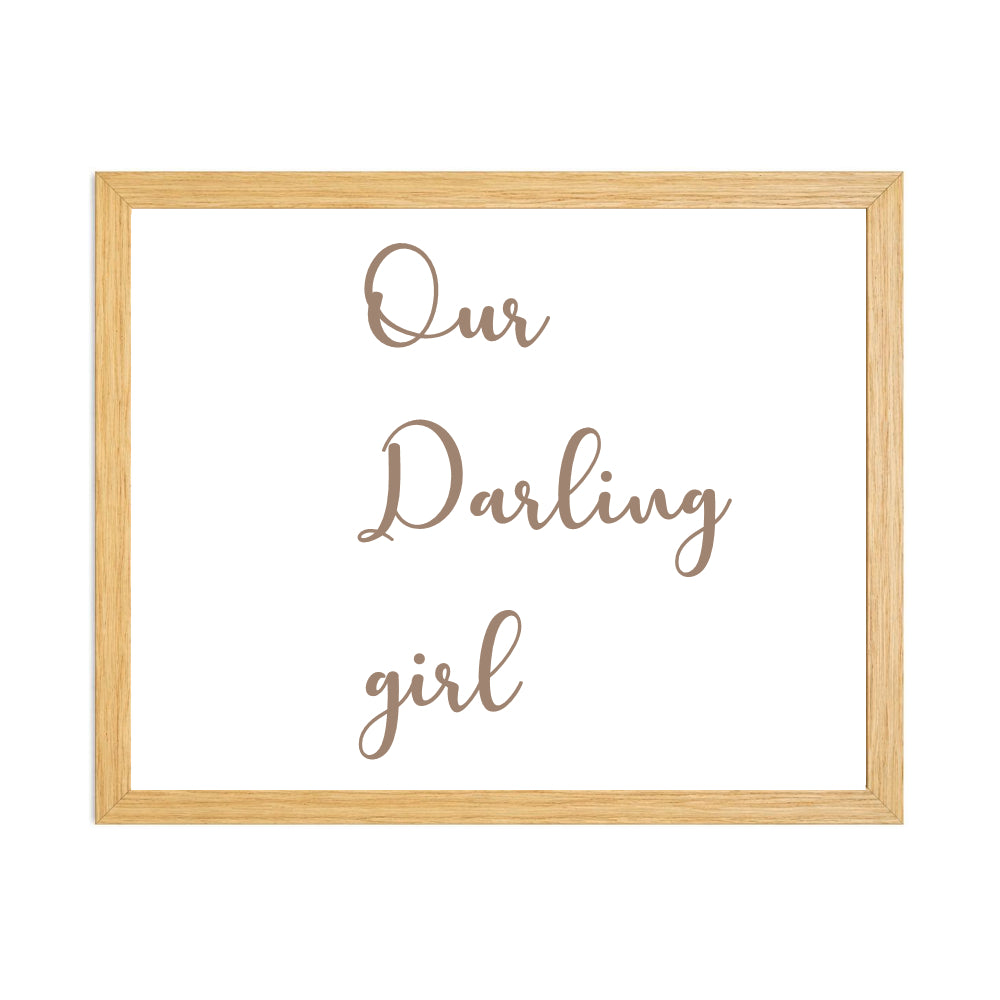 Wall Frame - Darling Love (Set Of 3)