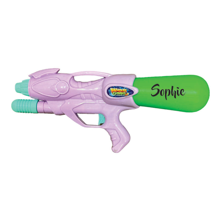 Personalised Holi Pichkari- Rangbaaz Blaster (Purple- Green) (High Pressure Gun)