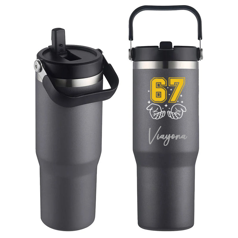 Tumbler with handle-900 ml