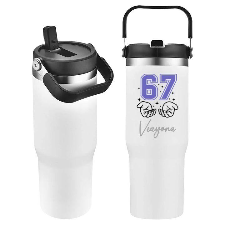 Tumbler with handle-900 ml