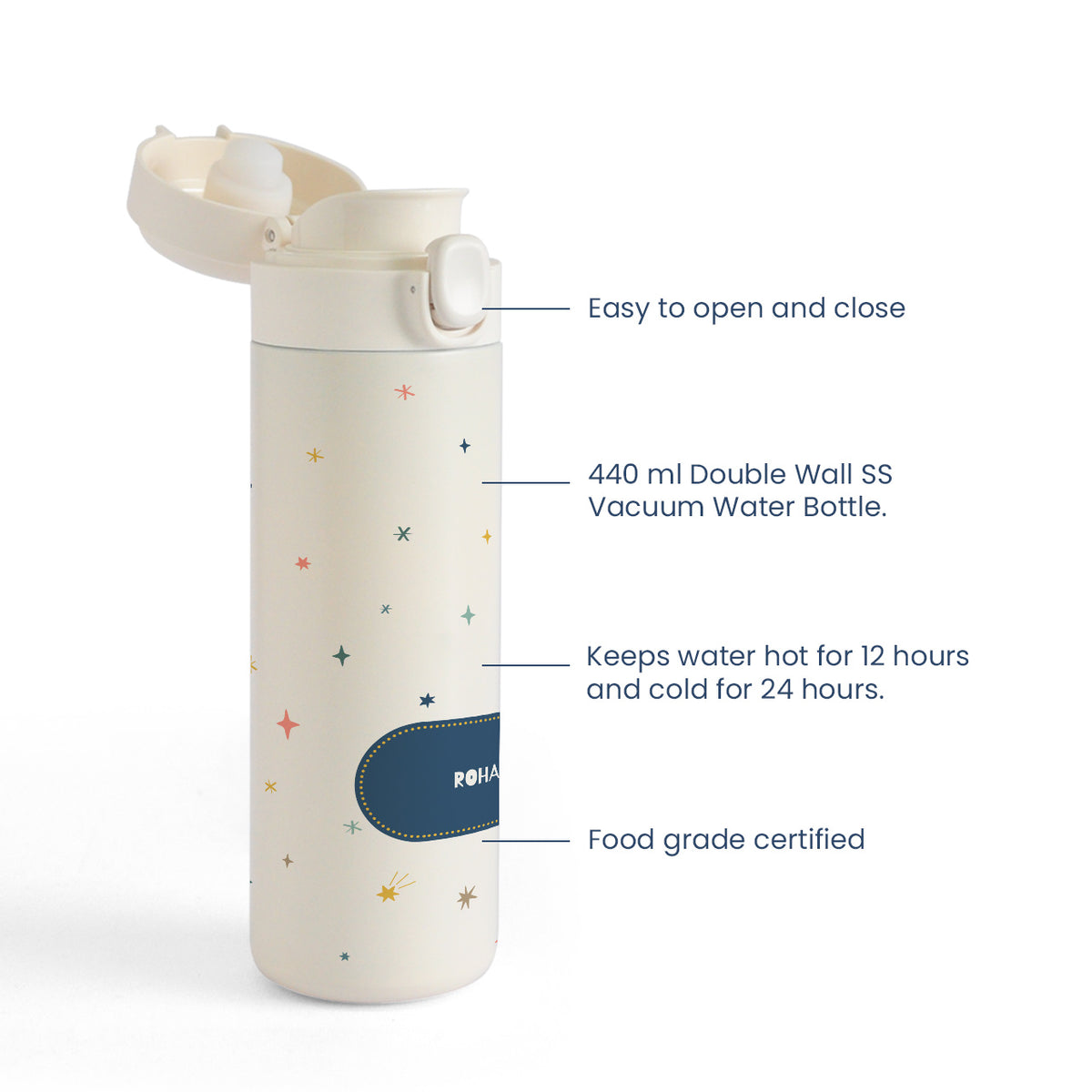 Insulated Water Bottle - Twinkling Stars