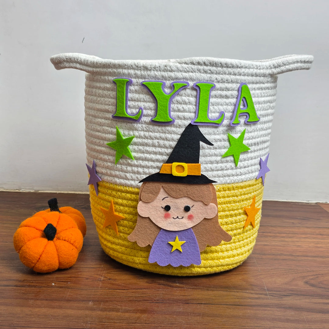Trick-or-Treat Basket - Starry Witch