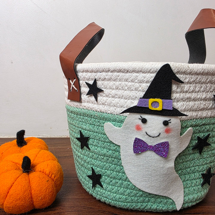 Trick-or-Treat Basket – Sparkle Ghost