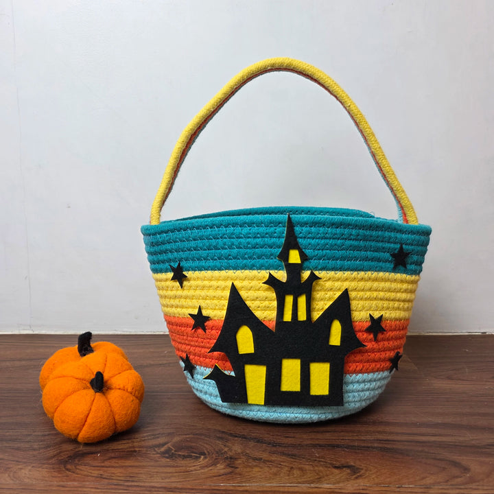 Trick-or-Treat Basket – Haunted House
