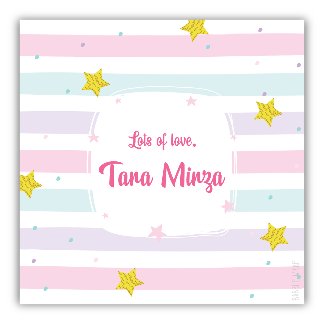 Gift Tag - Colorful Wishes (Set of 24)