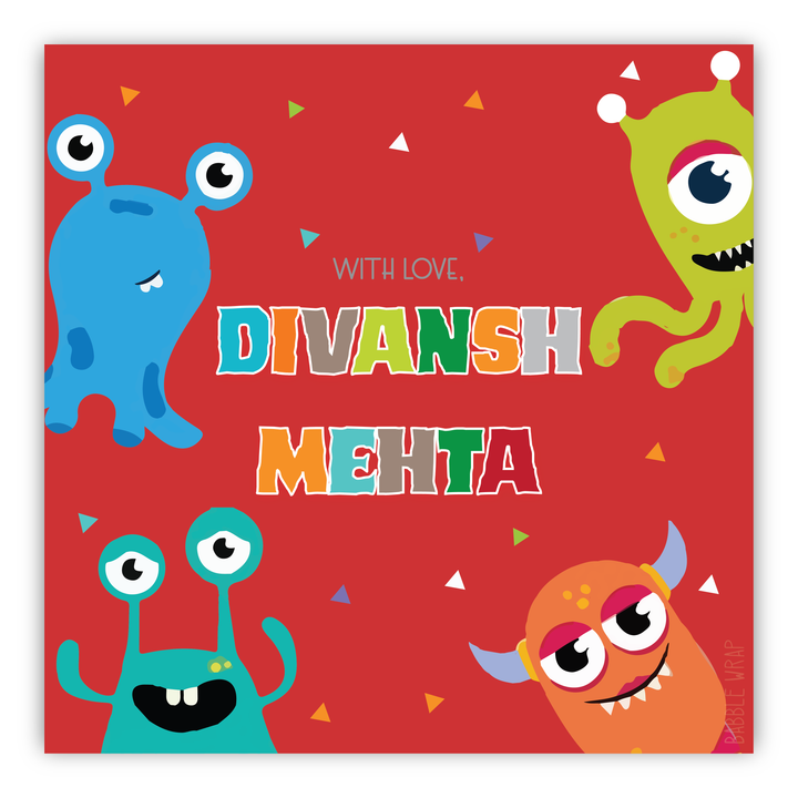 Gift Tag - Monster Mash (Set of 24)