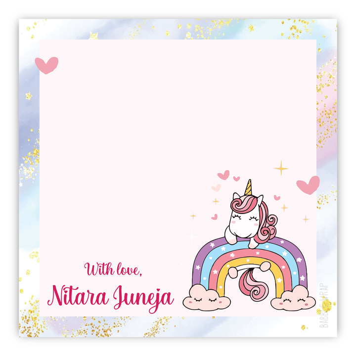 Gift Tag - Sparkling Unicorn (Set of 24)