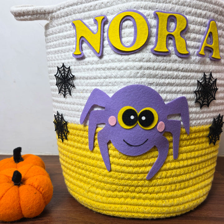 Trick-or-Treat Basket – Webby Spider
