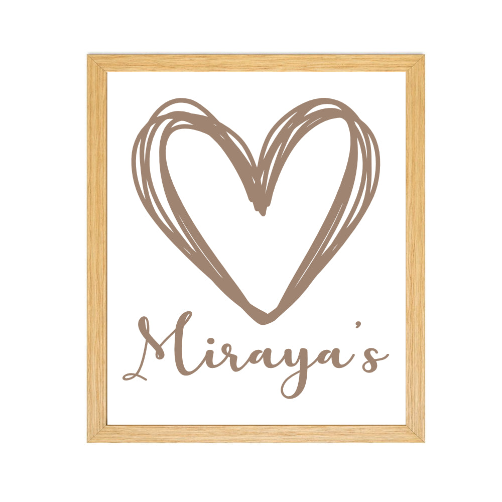 Wall Frame - Darling Love (Set Of 3)
