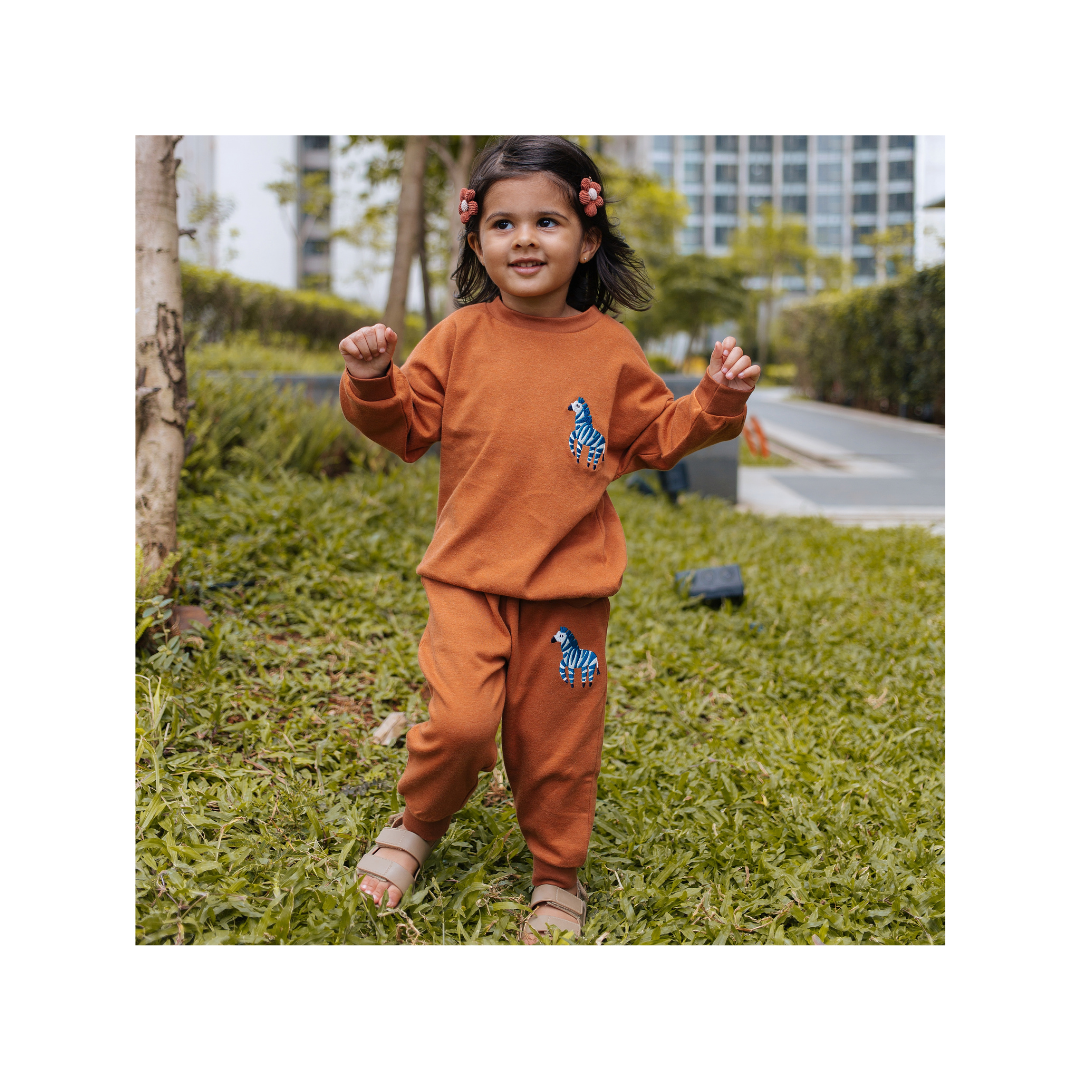 Organic Melange Tracksuit Set