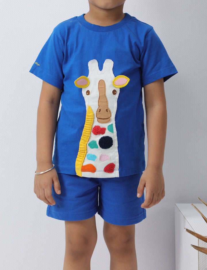 Blue Giraffe T-shirt