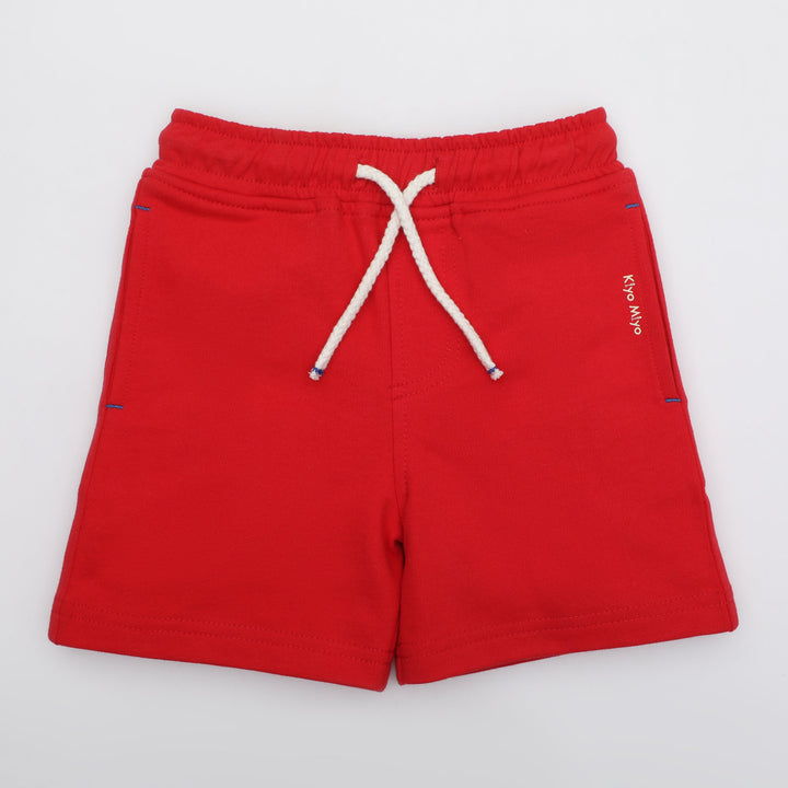 Red Casual Shorts