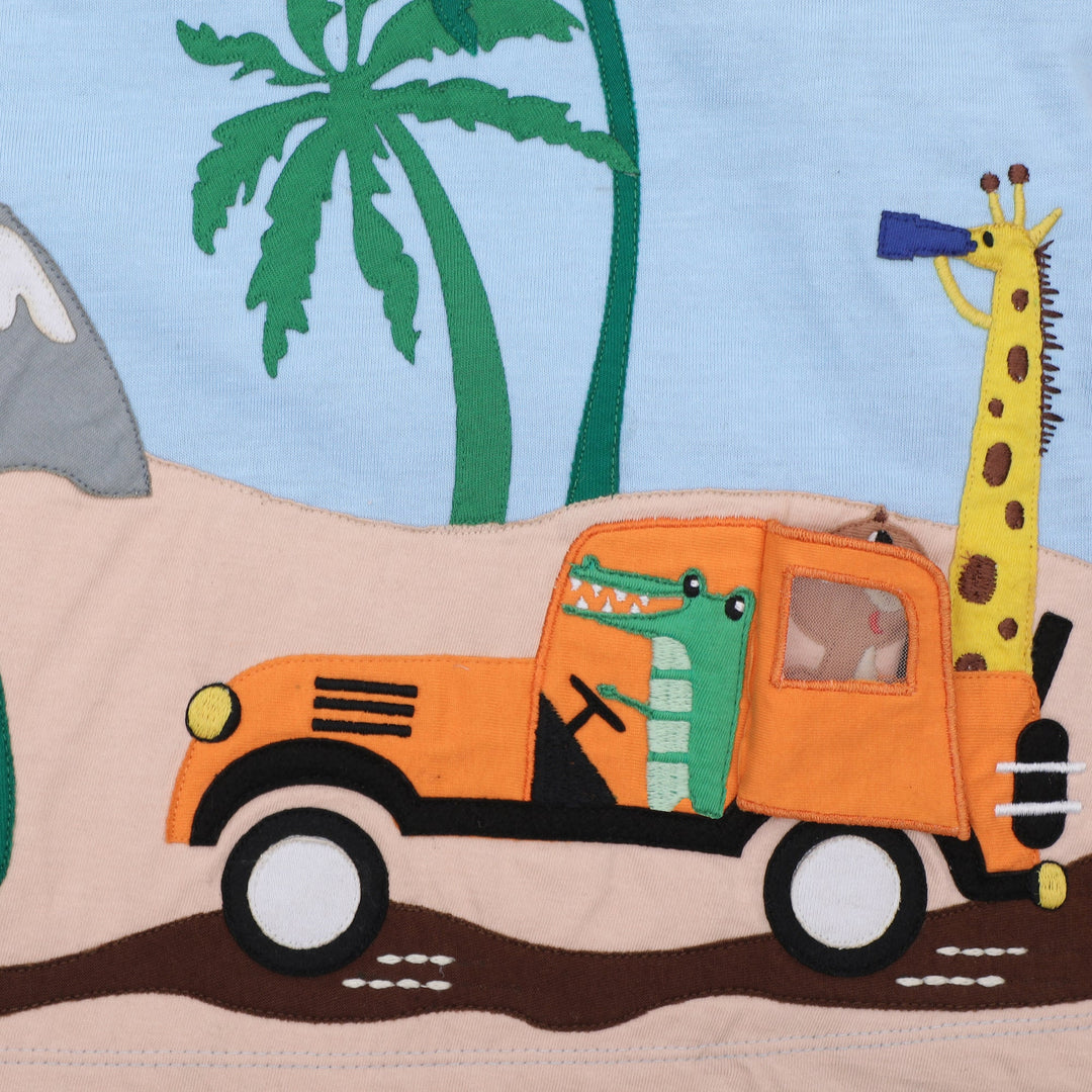 Blue Safari Vacation T-shirt