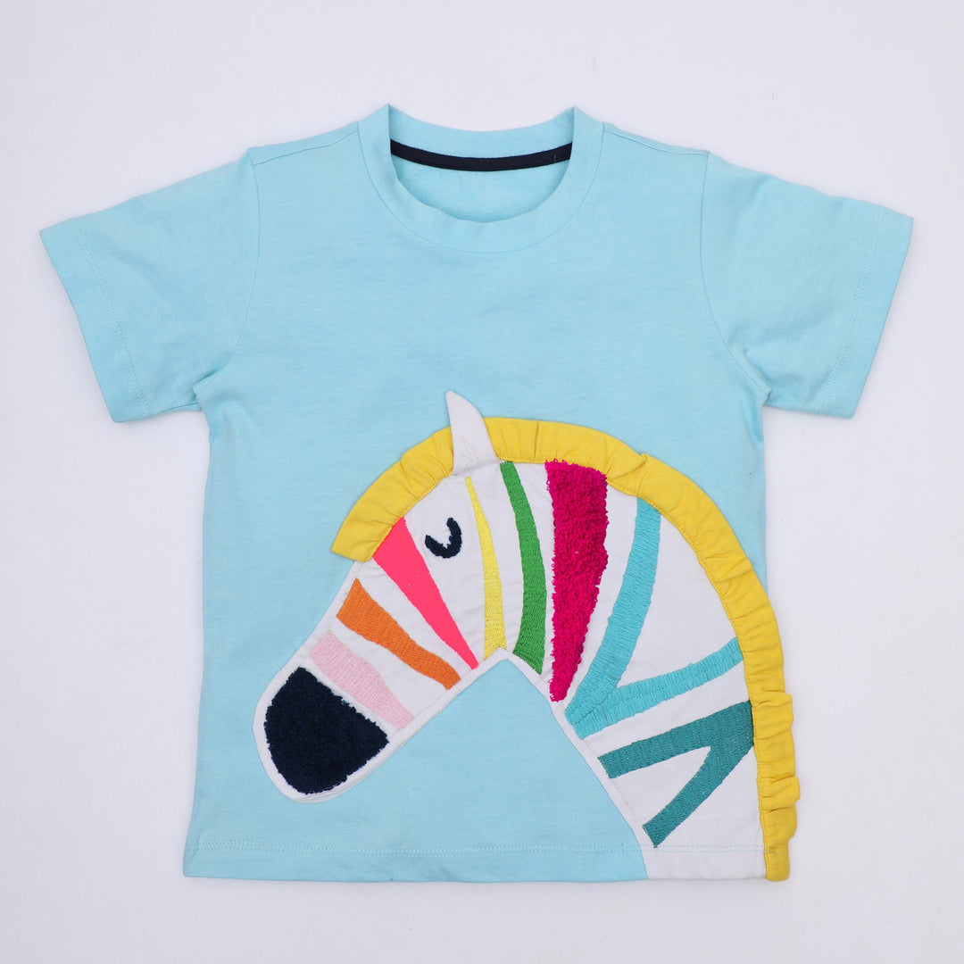 Aqua Zebra T-shirt